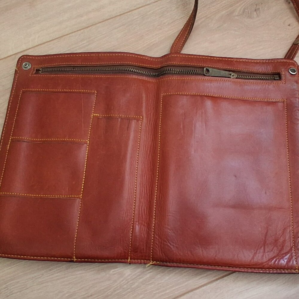 Vintage Leather Handmade Tote